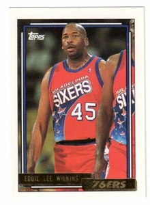 1992-93 Topps 'GOLD' #373 EDDIE LEE WILKINS CARD! 76ers - Picture 1 of 1