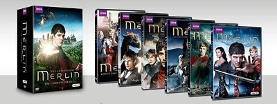 The Adventures of MERLIN Complete Series Collection(DVD,24-Disc Set,Seasons 1-5) - Bild 1 von 4