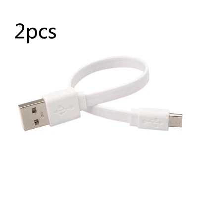 2 Micro USB Charger Cable for samsung/Nokia/Xiaomi Android Phone/powerbank/watch - Image 1 of 4