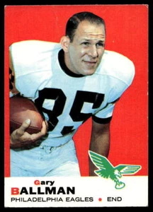 1969 Topps #41 Gary Ballman Philadelphia Eagles VG-VGEX crease SET BREAK! - Picture 1 of 2