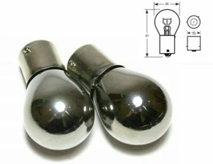 2 x Chrom PY21W 581 12V 21W Blinker Auto Glühbirne für klare Linsen blinkt gelb - Bild 1 von 4