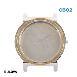 Bulova Original Schweizer Uhrengehäuse Edelstahl, Edelstahlrückseite #CB02# - Bild 1 von 11