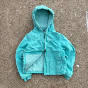 Baby Blue Carhartt Youth Kids Sherpa Lined Hooded Zip Up Jacket Size S-8 - Picture 1 of 8