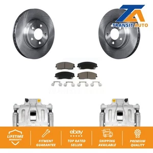Front Disc Brake Caliper Rotors & Ceramic Pad Kit For Chrysler 300 Dodge Charger - Picture 1 of 1