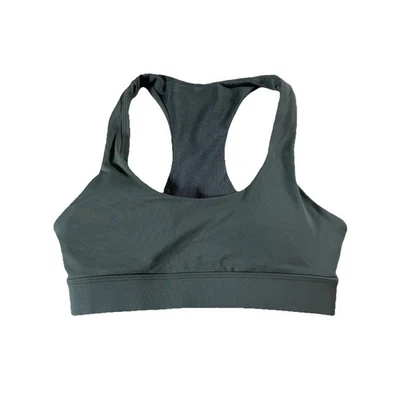 Sujetador deportivo Forever 21 verde oliva talla XS deportivo entrenamiento cómodo transpirable Foto 1 de 4