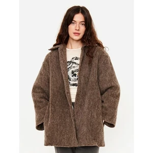 Baserange Pyrenees Jacket Coat 100% Wool Brown Melange Size Medium Large BN $830 - Picture 1 of 24