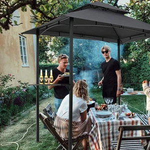 Party Tent Gazebo Curtains Outdoor Waterproof Grill Gazebo 8 x 5 Ft, Shelter ... - Picture 1 of 7