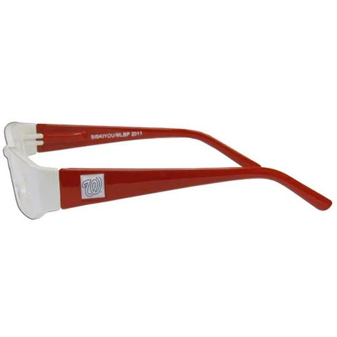 Washington Nationals Color Glasses Readers 2.00 Power [NEW] MLB Eye Glass Sun Cover