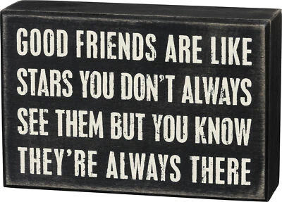 Primitives Box Sign - Good Friends - Image 1 of 2