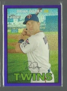 2016 Topps Heritage Chrome Purple Refractors #THC427 Brian Dozier (ref 66740) - Picture 1 of 1