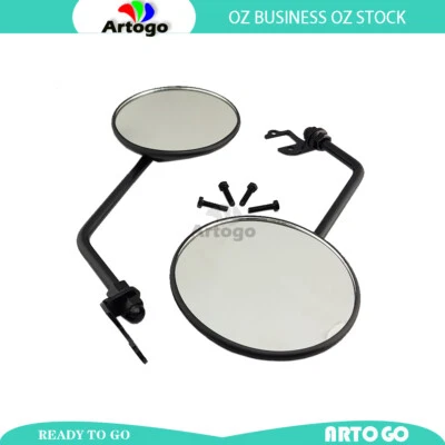 2X R/L Hand Mirror Set Fit  YAMAHA WR400F 1998 1999 2000 2001 2002 2003-2013 - Imagem 1 de 4