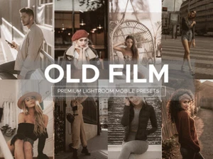 7 OLD FILM Mobile Lightroom Presets - Desktop Presets - Instagram Presets - Picture 1 of 6