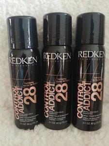 3×Redken CONTROL ADDICT 28 Extra High Hold Hairspray NEW TRAVEL~2 oz - 3 PACK!!! - Picture 1 of 1