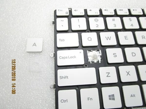 SINGLE KEY CAP+PLASTIC CLIP FOR DELL xps 9370 FROM RMCR1 NSK-EN1BC - Picture 1 of 3