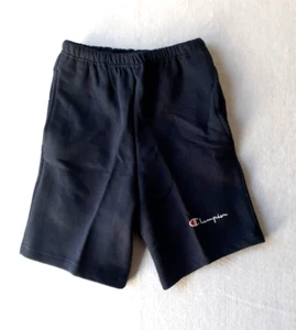 CHAMPION Shorts Women S Navy Vintage Logo Drawstring Y2K Made in USA NWT - Picture 1 of 8