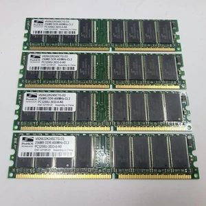 ProMOS 1GB (4x256MB) DDR 400MHz PC3200U Desktop RAM Memory | V826632K24SCTG-D3 | - Picture 1 of 3
