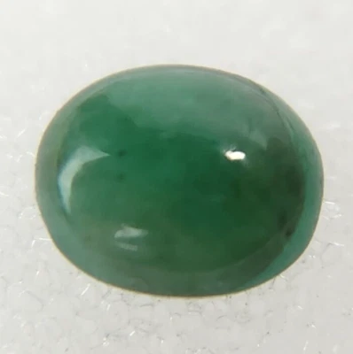 Esmeralda 0,75 quilates - Corte cabuchón - Brasileño - 6,38 mm - Años 60 Foto 1 de 4