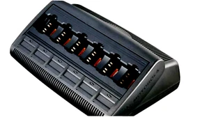 Motorola GP340 Radio Walkie Talkie Impres 6-Way Multi Battery Charger WLPN4197A - Zdjęcie 1 z 3