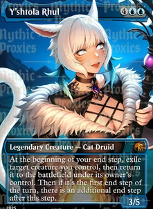 Y'shtola Rhul Borderless High Quality Altered Art Custom Playtest Card - Picture 1 of 5