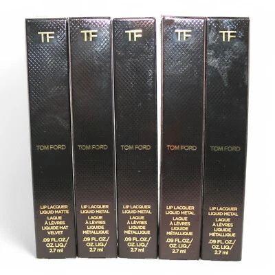 Tom Ford Lip Lacquer Liquid Metal 0.09 oz / 2.7 ml (Choose Your Shade) - Image 1 of 4