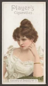 PLAYERS-GALLERY OF BEAUTY SERIES 1896-#09- QUALITY CARD!! - Picture 1 of 2