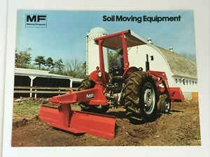 Massey Ferguson Soil Moving Equipment MF18 MF 226 Mf 227 Brochure - Picture 1 of 4