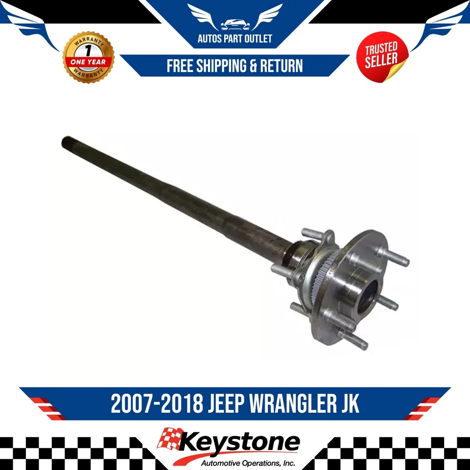 New 68003272AA Rear Axle Shaft For 2007-2018 Jeep Wrangler JK - Image 1 of 1
