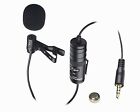 Microphone à condensateur Pro Lavalier XM-L pour iPhone, smartphones, câble GoPro 20'