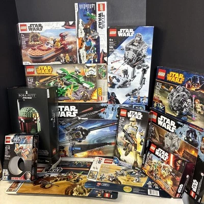 LEGO 14 Star Wars 75040 9496 75214 75153 75133 75091 75277 Empty Boxes Lot#3 - Image 1 of 4