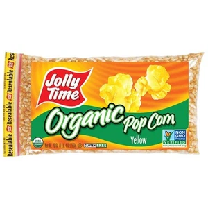 Palomitas de maíz orgánicas sin gluten Jolly Time granos amarillos no transgénicos 20 OZ Bolso - Imagen 1 de 2