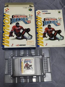 N64 Olympic Hockey Nagano 98 Konami Nintendo 64 Japan Retro Spiel - Bild 1 von 2