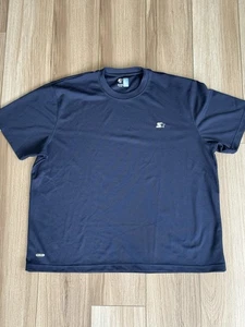 Starter Dri-Star Navy Blue Lightweight Athletic Wear T-Shirt Short Sleeve 2XL - Picture 1 of 6