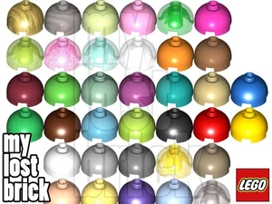 LEGO - Part 553 - Round Brick 2x2 Dome Top + NEW + SELECT COLOUR / QUANTITY - Picture 1 of 39