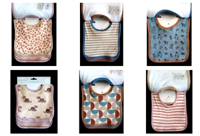 Pack de 5 baberos para bebé niño pequeño para niños o niñas Foto 1 de 4