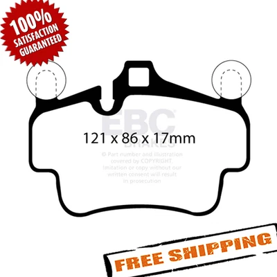 EBC DP42029R Yellowstuff Front Brake Pads for 2007-2012 Porsche Cayman - Image 1 of 4