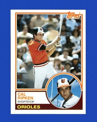 1983 Topps Set-Break #163 Cal Ripken Jr. NM-MT OR BETTER *GMCARDS* - Imagem 1 de 2