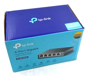 TP-Link 5 ports Gigabit Desktop POE + commutateur TL-SG1005P PnP ports Gigabit silencieux - Photo 1/7