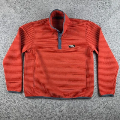 Suéter LL Bean Para Hombres L Naranja Tejido Airlight T Pullover Ligeramente Ajustado Foto 1 de 4