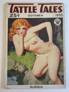 Tattle Tales v. 2 #3, Okt. 1933 GD/VG Great Bolles Russia Cover Art! - Bild 1 von 5