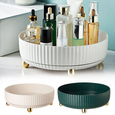 UK 360 Rotating Makeup Organiser Case Cosmetic Storage Box Perfume Display Stand