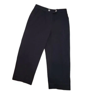 St. John Sport Ponte Nautical Trouser Black Size 2 Ankle Crop Pant  Classic - Picture 1 of 6