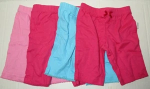 LOTE (DE 4) pantalones bebé niña recién nacido Gerber One Sies 5-8 lb lazos rosa azul - Imagen 1 de 3