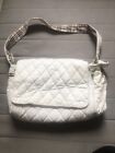 Burberry quilted baby changing bag white with removable changing mat
