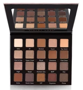Violet Voss taupe Kerbe Lidschatten Palette 20 Farbtöne unverbindliche Preisempfehlung des Herstellers $ 45 Neu im Karton - Bild 1 von 1