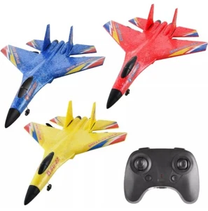 RC Foam Model SU-27 Plane Toy Remote Control Airplane RC Glider Boy Kids Gift - Picture 1 of 13