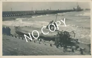 Foto PK WK I Marina Imperial barco inglés destruido Ostende a 1.10 - Imagen 1 de 2