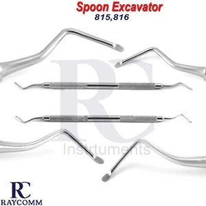 Juego de 2 instrumentos compuestos restauradores con cuchara dental 815 y 816 CE - Imagen 1 de 3