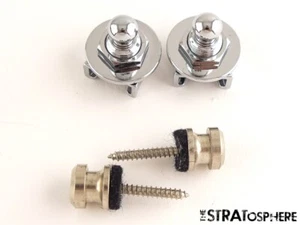 Fender 2 Custom Shop USA STRAP LOCKS + KNOBS Tele Strat 2025 Pro Relic - Picture 1 of 1