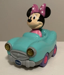 Disney VTech Go!Go! Smart Wheels Car Minnie Mouse Lights + Sound Tested Works - Picture 1 of 3