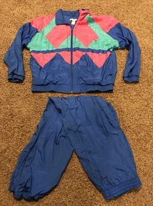 Vtg Westbound Sport M 100% Nylon Windbreaker Zip Up Track Suit Jacket A39 - Picture 1 of 4